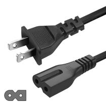 Cabo de Alimentação LORDTRONICS C7P Polarizado 0,9m 2 Pinos
