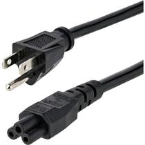 Cabo de alimentação para laptop StarTech.com 3m NEMA5-15P para C5 10A 125V UL