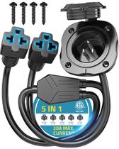 Cabo de Alimentação PAULINN 20A 125V Plugue de Energia RV Shore Cabo de Alimentação PAULINN 20A 125V Plugue de Energia RV Shore