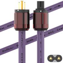 Cabo de Alimentação Preffair Audio 4N OFC Blindado 12AWG - 2m (Roxo)