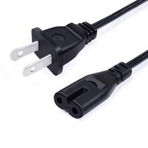 Cabo de alimentação Saireed de 2 pinos IEC C7 de 8 pés para TCL Roku Samsung LG