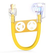 Cabo de alimentação TOOLIOM 30 Amp RV Generator Adaptador 30 cm 125V