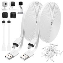 Cabo de alimentação Uogw, pacote com 2, 7,5 m para Blink Mini2/Mini/Outdoor 4