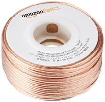 Cabo de Alto-Falante Amazon Basics 16 AWG - 30,48m