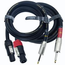 Cabo de alto-falante Arklove Speakon para 1/4 de polegada TS 30 pés 12AWG Cabo de alto-falante Arklove Speakon para 1/4 de polegada TS 30 pés 12AWG