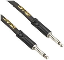Cabo de alto-falante Ernie Ball Straight/Straight 1,8 m preto