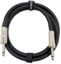 Cabo de alto-falante GLS Audio 1/4 a 1/4 12 AWG para baixo/guitarra de 6 pés