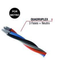 Cabo De Aluminio Neutro Isolado Quadruplex 25mm De 45 Metros Cabo De Aluminio Neutro Isolado Quadruplex 25mm De 45 Metros