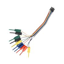 Cabo De Analisador Lógico De 20cm 10 Pinos Com Gancho De Teste De 5 Cores Para Teste De Equipamentos Cabo De Analisador Lógico De 20cm 10 Pinos Com Gancho De Teste De 5 Cores Para Teste De Equipamentos