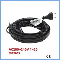 Cabo De Aquecimento Auto-regulável Com Plugue EU AC200~240V MINCO HEAT Sistema De Aquecimento Para