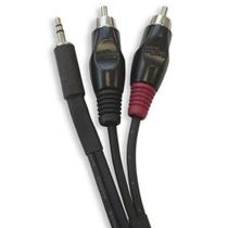 Cabo de Áudio 0,18mm Conector P2ST X 2 RCA Mod AC7 2mt - Santo Angelo - Santo Ângelo