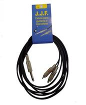 Cabo de Áudio 1 P10 Mono x 2 RCA Macho (3 mts) - JJF