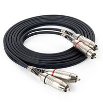 Cabo de Áudio 2 RCA para 2 RCA - Santo Ângelo 2 metros