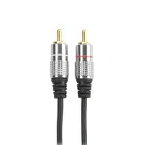 Cabo de Áudio 2x2 RCA Profissional 5 Metros