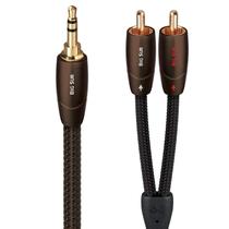 Cabo de áudio AudioQuest Big Sur 3,5 mm a 2x RCA 1m preto Cabo de áudio AudioQuest Big Sur 3,5 mm a 2x RCA 1m preto