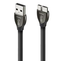 Cabo de áudio AudioQuest Carbon USB-A 3.0 para Micro B 3.0 0,75 m Cabo de áudio AudioQuest Carbon USB-A 3.0 para Micro B 3.0 0,75 m