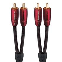 Cabo de áudio AudioQuest Golden Gate 2m RCA Copper Black Cabo de áudio AudioQuest Golden Gate 2m RCA Copper Black