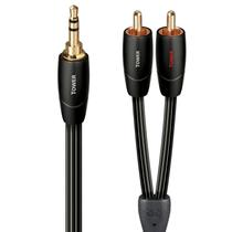 Cabo de áudio AudioQuest Tower 3.5mm a 2xRCA 3m preto Cabo de áudio AudioQuest Tower 3.5mm a 2xRCA 3m preto