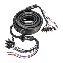 Cabo de áudio automotivo PRV AUDIO Snake 10RCA-50 15 m 10 RCA Cabo de áudio automotivo PRV AUDIO Snake 10RCA-50 15 m 10 RCA