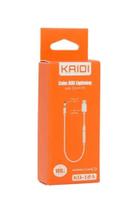 Cabo de audio aux lightning para 3,5mm p2 kd-12a kaidi