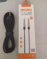 Cabo de Áudio Auxiliar 3.5mm P2 Para P2