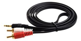 Cabo de Áudio Auxiliar P2 para RCA - Alta Fidelidade Sonora, 1,5m