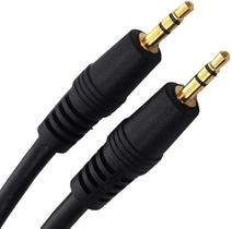 Cabo de Áudio Auxiliar P2 x P2 Macho 3.5mm 2m Exbom