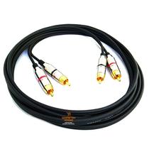 Cabo de Áudio Blindado RCA Duplo RCA Duplo 1 Metro