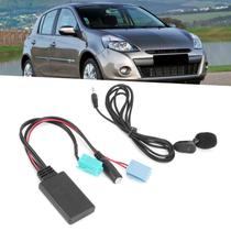 Cabo De Áudio Bluetooth 6 Pinos Adaptador AUX-IN Para Som Automotivo Com Microfone Para Clio Espace Cabo De Áudio Bluetooth 6 Pinos Adaptador AUX-IN Para Som Automotivo Com Microfone Para Clio Espace
