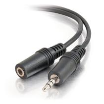 Cabo de áudio C2G Legrand 3,5 mm macho para fêmea 1,8 m preto