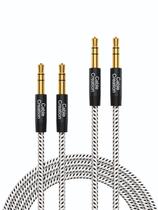 Cabo de áudio Cable Creation 3,5 mm estéreo macho para macho, 3 m, pacote com 2 Cabo de áudio Cable Creation 3,5 mm estéreo macho para macho, 3 m, pacote com 2