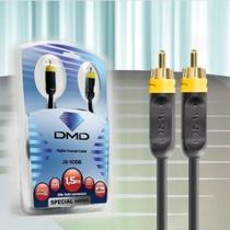 Cabo De Áudio Coaxial Com Conector RCA Diamond Dmd 1,5 Metros Jx-1056