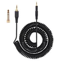 Cabo de áudio em espiral weishan de 1,5 a 5 m para fones de ouvido ATH