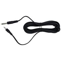 Cabo De Audio Estéreo P2 3,5mm X P10 St 6,35mm 4mm 5 Metros - tblack