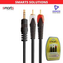 Cabo de áudio estéreo p2 x rca smarts -1,5m - blister Cabo de áudio estéreo p2 x rca smarts -1,5m - blister