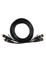 Cabo de Audio Evus C-017 2 RCA Macho x 2 RCA Macho Gold - Cabo de Audio Evus C-017 2 RCA Macho x 2 RCA Macho Gold -