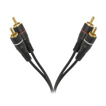 Cabo de Audio EVUS Standard C-017 GOLD 2RCA+2RCA Macho 1,5M