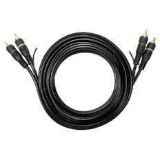 Cabo de Audio EVUS Standard C-018 GOLD 2RCA+2RCA Macho 3METROS