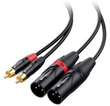 Cabo de áudio Matters Dual RCA para XLR de 6 pés desequilibrado