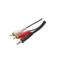 Cabo de Áudio MXT P2ST x 2RCA Dourado 1,80mt