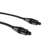 Cabo De Áudio Óptico Digital 2 Metros Toslink 2m Plug Gold - Tblack Cabo De Áudio Óptico Digital 2 Metros Toslink 2m Plug Gold - Tblack