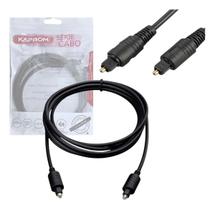 Cabo De Áudio Óptico Toslink Para Tv, Monitor E Receptores KAP-C038 Cabo De Áudio Óptico Toslink Para Tv, Monitor E Receptores KAP-C038