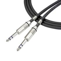 Cabo De Áudio P10 Estéreo 5 M Preto Ac10 Santo Angelo