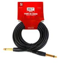 Cabo De Áudio P10 P10 Mono 5 Metros Mxt Para Instrumentos