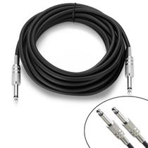 Cabo De Áudio P10/p10 Mono De 10 Metros Mxt Para Guitarra E Violão Cabo De Áudio P10/p10 Mono De 10 Metros Mxt Para Guitarra E Violão