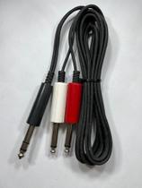 Cabo de Áudio P10st + 2 P10m 2m