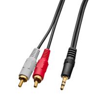 Cabo De Áudio P2 + P10 Kit 2 Ecooda EX1715 Cabo De Áudio P2 + P10 Kit 2 Ecooda EX1715