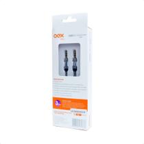 Cabo De Áudio P2/P2 Em Nylon Reforçado Oex Ce400 1.5M Cinza Cabo De Áudio P2/P2 Em Nylon Reforçado Oex Ce400 1.5M Cinza