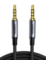 Cabo de áudio UGREEN 3,5 mm trançado de 4 pólos Hi-Fi Stereo 5m