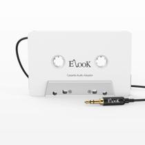 Cabo de áudio universal Cassette Aux Adapter Elook Car branco